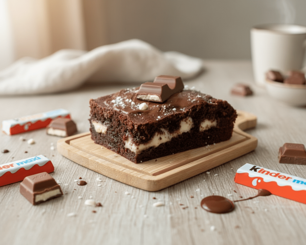 Brownie Kinder chocolat fondant – Kinder Crush