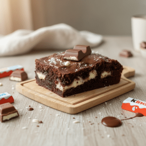 Brownie Kinder chocolat fondant – Kinder Crush